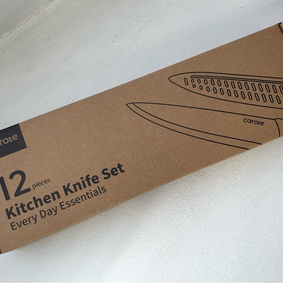12pc Carote knife set